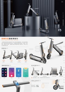 铜奖 多种形态智能滑板车